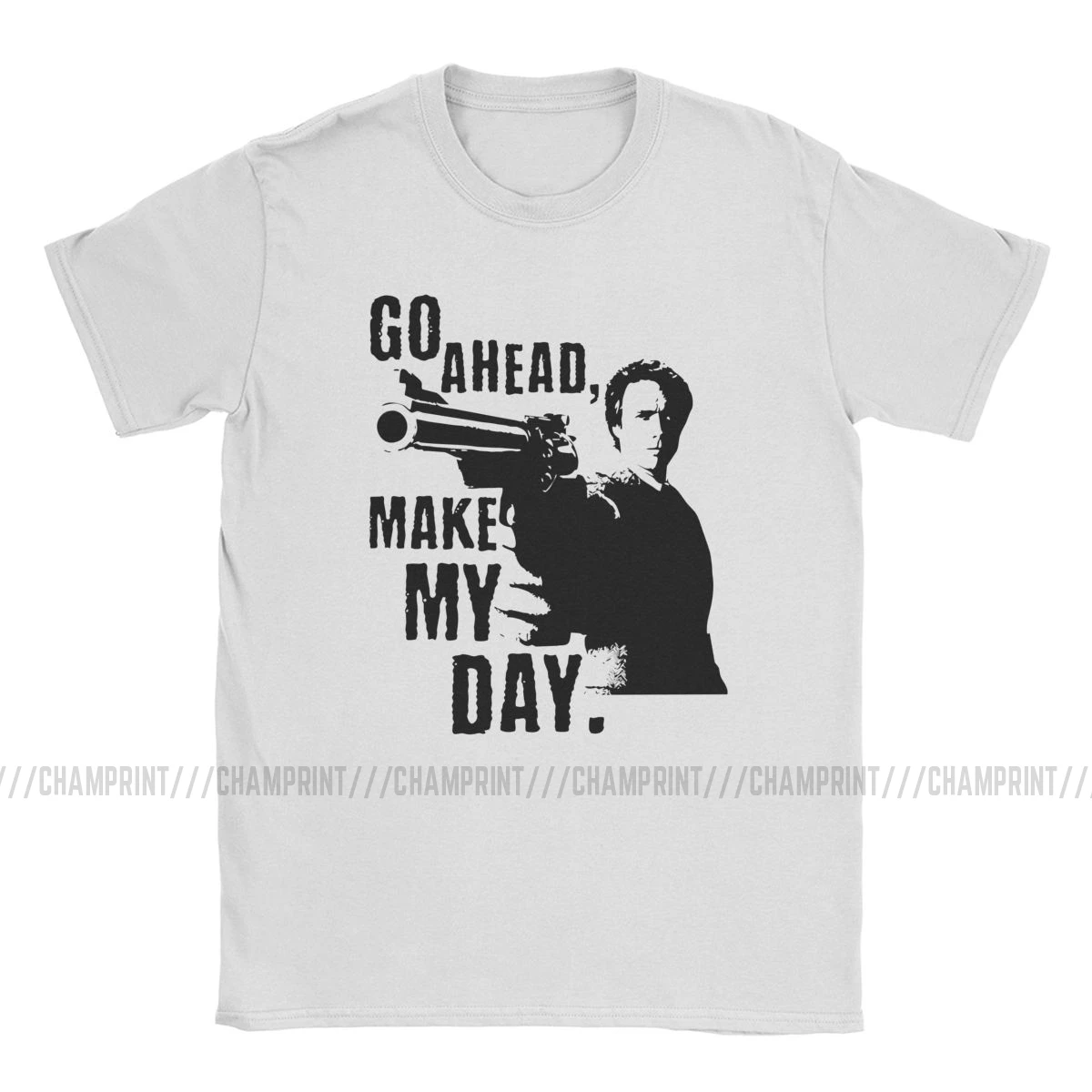 Dirty Harry Make My Day Sudden Impact Go Ahead Make My Day Dirty Harry T Shirt Men Clint Eastwood  Movie Hero Killer Cotton Tees Short Sleeve T Shirt|T-Shirts| - Aliexpress