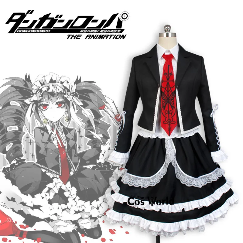 Danganronpa Yasuhiro Taeko Celestia Ludenberg платье униформа наряд игры костюмы для косплея| |