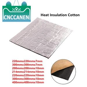 3D Printer Parts Heat Insulation Cotton 220/300/400MM Heatbed Sticker Foil Self-adhesive Insulation Cotton For Heated Bed Plate