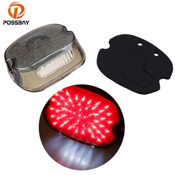 

POSSBAY Vintage LED Motorcycle Taillight Scooter Brake Stop Indicator Lights Lamp Universal Fit For Harley Dirt Bike