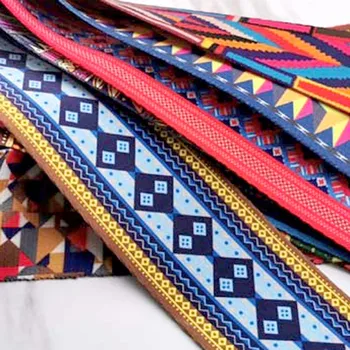 

5 Meters 5cm Vintage Ethnic Embroidery Lace Ribbon Boho Lace Trim DIY Clothes Bag Accessories Embroidered Fabric