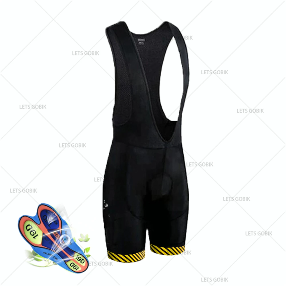 Bib Shorts Мужские велосипедные шорты Pro Team Road Biking колготки для мужчин летние дышащие быстросохнущие спортивные шорты с гелевой подкладкой черного цвета - Цвет: Bib Shorts