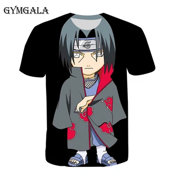 

2020 Fashion Men's Naruto Anime Sasuke 3D Printed T-shirt Round Neck Short Sleeve Men's TSHIRT