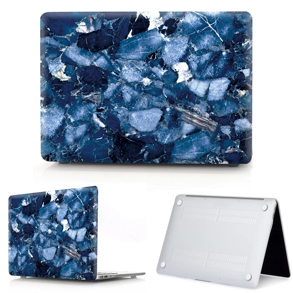 S13 3D мраморная текстура чехол для ноутбука Macbook Air Pro retina 11 12 13 15 сенсорная панель для macbook Touch ID Air 13 A1932 крышка клавиатуры - Цвет: S13