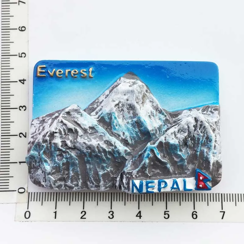 Nepal  Landscape Fridge Magnets Souvenir Nepal Scenic Spots Decorative 3d Resin Crafts Home Decor Gift Ideas Asia Tourist
