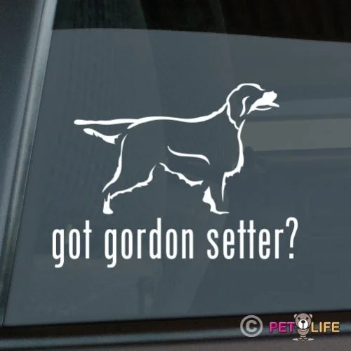 Got Gordon Setter стикер Высечки Виниловые Наклейки для окон