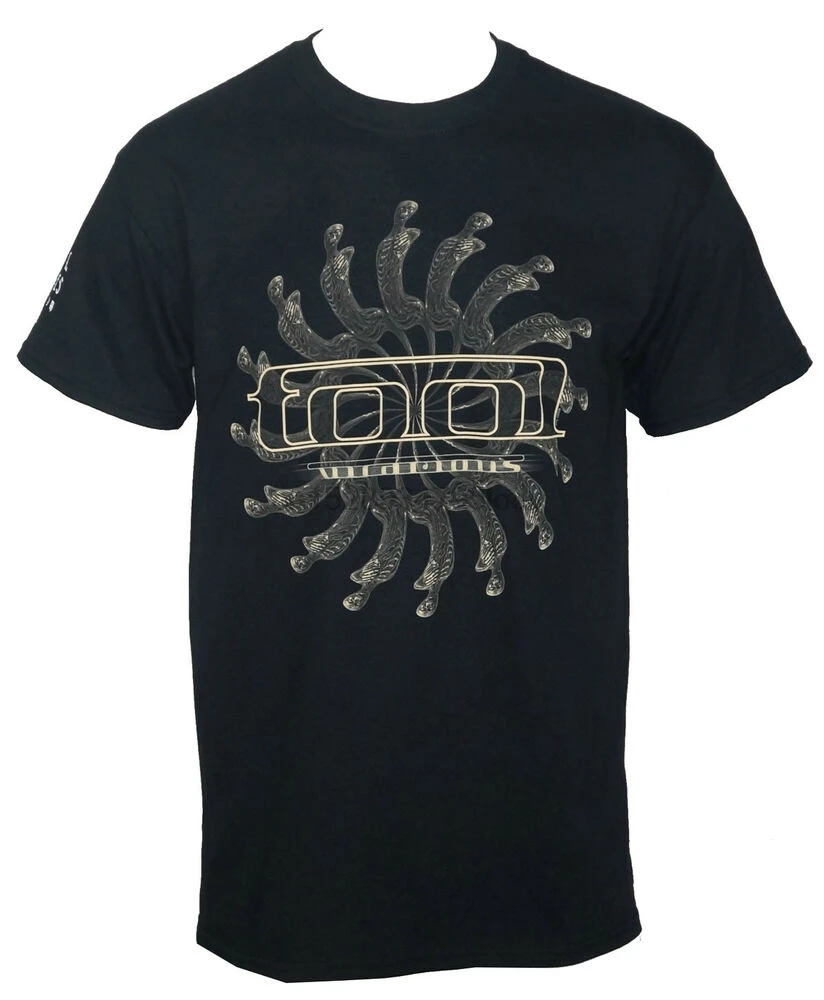 

Authentic TOOL Band Spectre Spiral Vicarious Logo Black T-Shirt S-2XL NEW