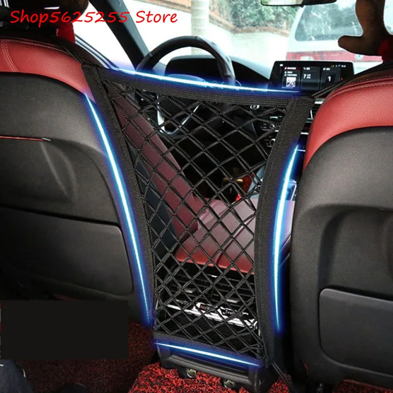 

Car Accessories for KIA NIRO CARNIVAL STINGER 2021 2020 Storage Net Bag Multifunctional Cover Central Control Block Children