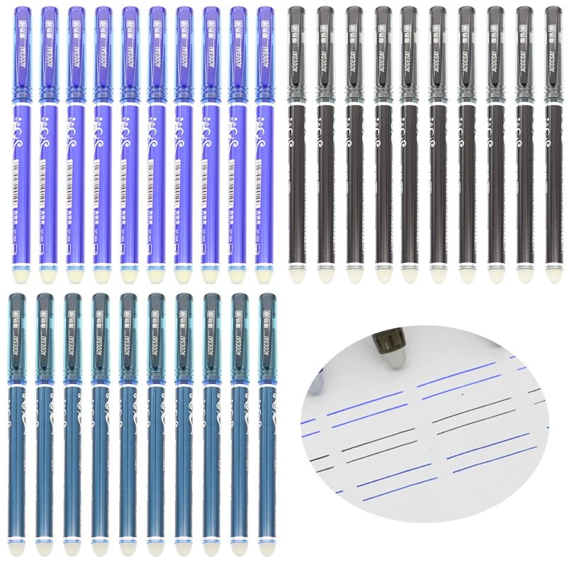 10 Magic Eraser Pen Eraser Gun Bullet Blue / Black / Blue Ink