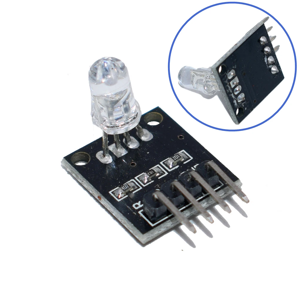 1 шт. KY 016 умная электроника FZ0455 4pin KEYES три цвета s 3 RGB светодиодный модуль датчика