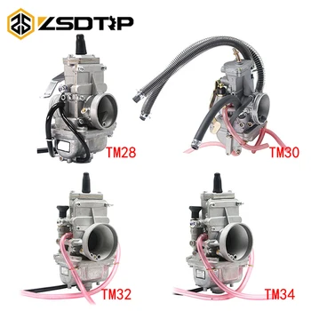 

ZSDTRP Carburetor For Mikuni TM28 TM30 TM32 TM34 TM38 Flat Slide Smoothbore Carb TM34-2 for Honda 250 LT250