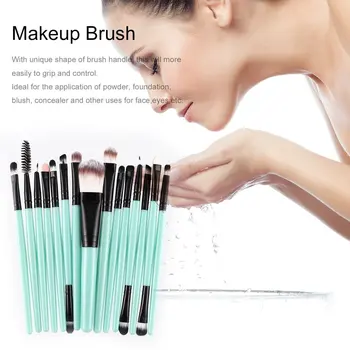 

15pcs/set Makeup Brushes Sets Kit Eyelash Lip Foundation Powder Eye Shadow Brow Eyeliner Cosmetic Make Up Brush Beauty Tool
