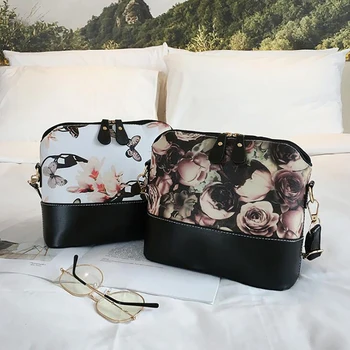 

Luxury Handbags Women Bags Leather Designer 2020 Messenger Shoulder Crossbody Bags For Women Bag With Butterfly Dragonfly Floral
