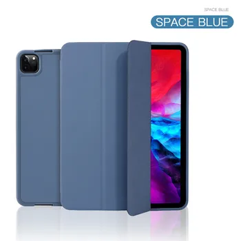 

Ultra Slim Leather Flip Protective Case for iPad Pro 11 /12.9 2020 Tablet Foldable Cover Quick Release Housing Shell Case