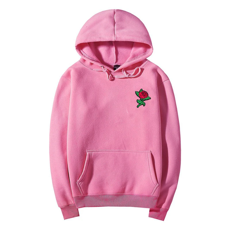 sudadera con rosas hombre