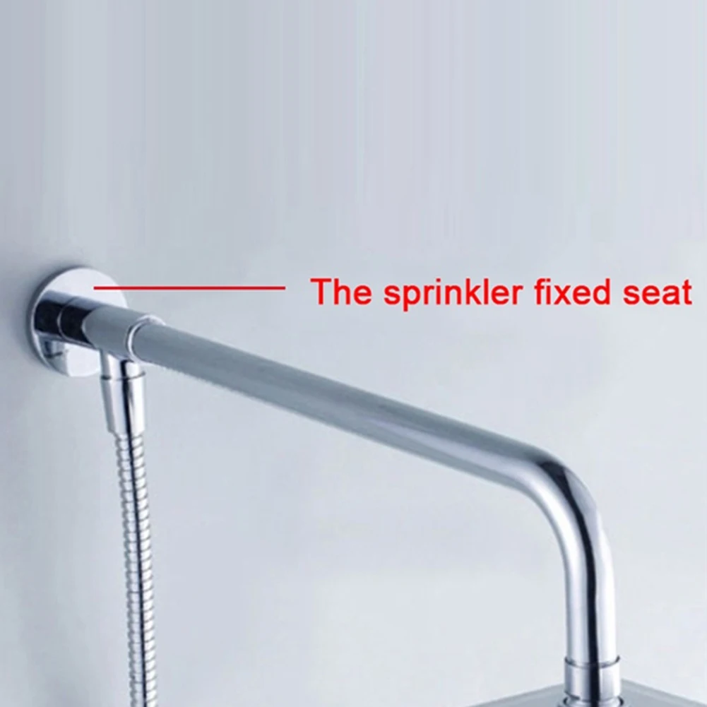 HOT ！！！ Shower Head Stainless Steel Mount Base Extension Pipe Arm Bathroom Accessories