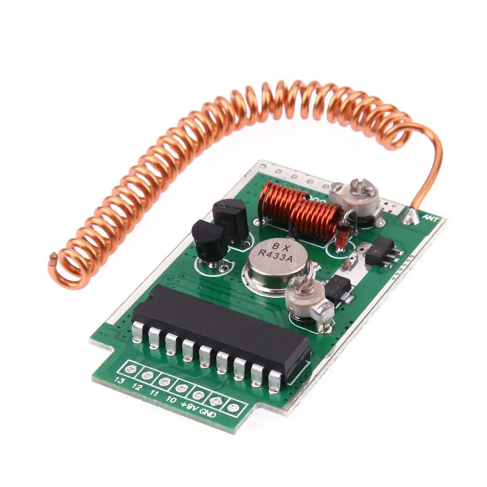 Комплект модуля передатчика 9V 433Mhz для Arduino ARM Launch Distance 4000 метров DC беспроводной