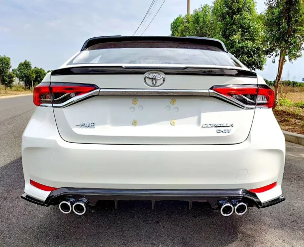 Для toyota corolla спойлер Высокое качество ABS Материал заднее крыло спойлер праймер цвет