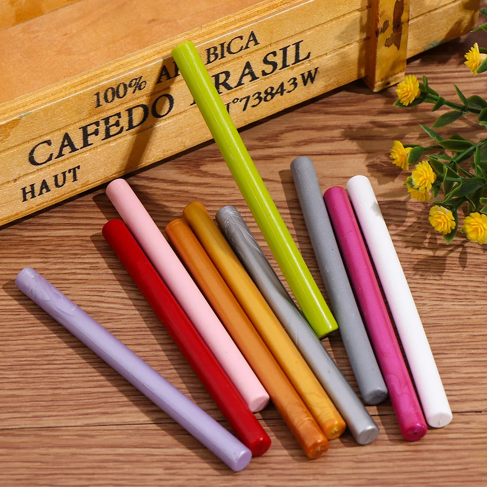 Glue Gun Wax Seal Invitations Stamp Seal Sealing Wax Sticks Wax