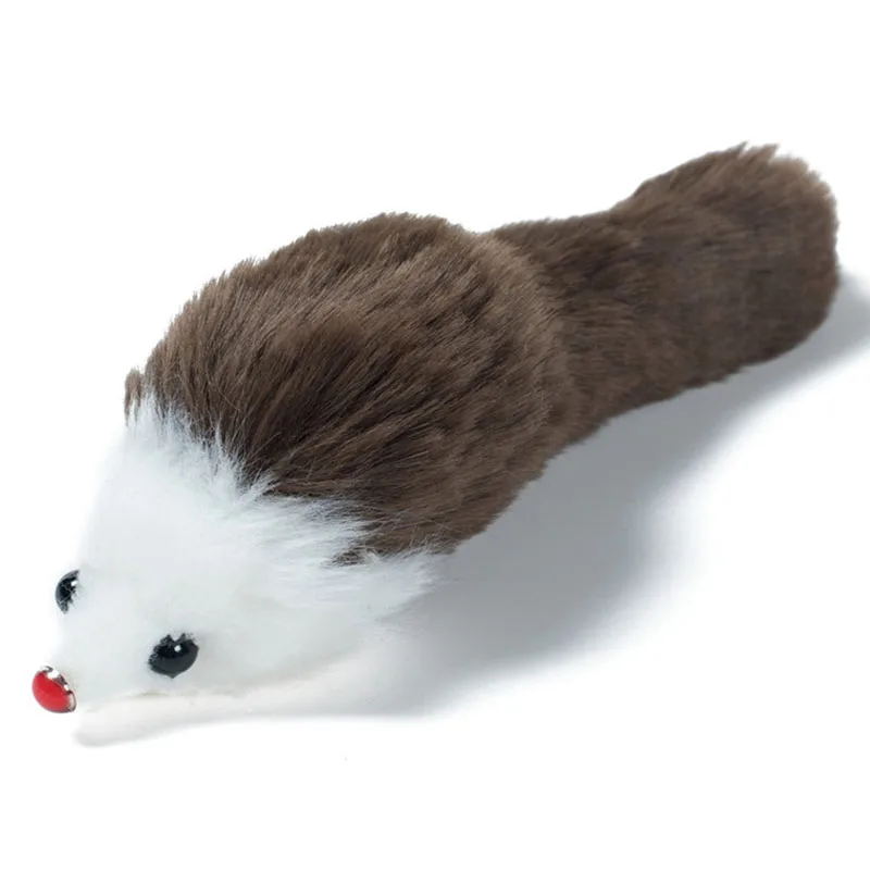 New pet cat plush big mouse vocal simulation toy cute cat plush chew toy fur toy cat cleaning teeth training tools