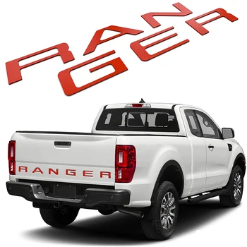 

3D ABS Auto Accessories Tailgate Inserts Letters For Ford Ranger 2019 2020 Decals Letters Tailgate Emblems Inserts Letters