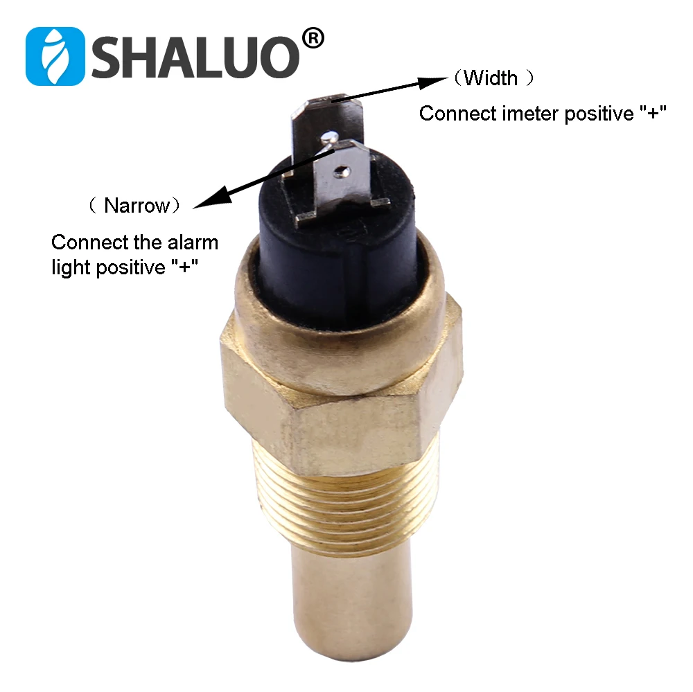 Description Picture 6 of item14MM 17MM VDO Diesel Engine Water Temperature Sensor 120C alarm transmition brass electronic generator sensor diesel genset part