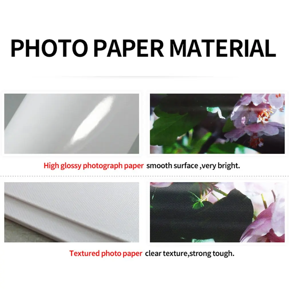 TIANSE 100 листов/упаковка фотобумаги для WECHAT A7 размер фото водонепроницаемый Быстросохнущий реальный цвет фотоальбом Обложка
