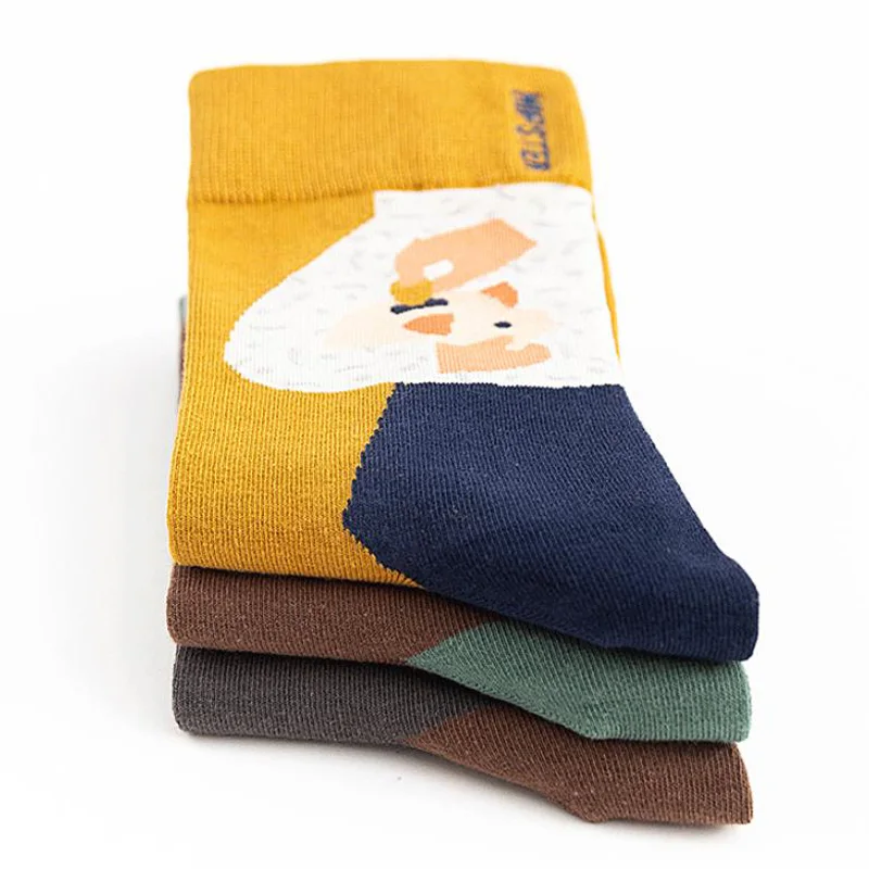 VERIDICAL/модные мужские короткие носки в стиле хип-хоп; забавные носки с рисунками «happy weed»; 5 пар/лот; хлопковые цветные носки; классные носки