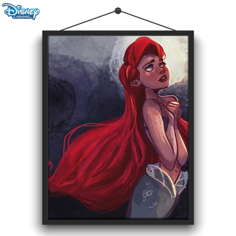 Алмазная живопись Disney 5D сделай сам иллюстрация принцессы круглая вышивка