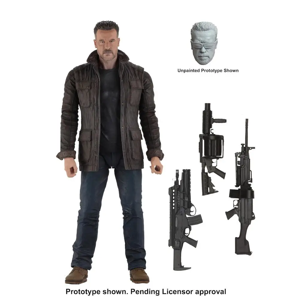 NECA T800 " Terminator: Dark Fate Арнольд Шварценеггер Новая фигурка игрушки Brinquedos фигурка модель подарок