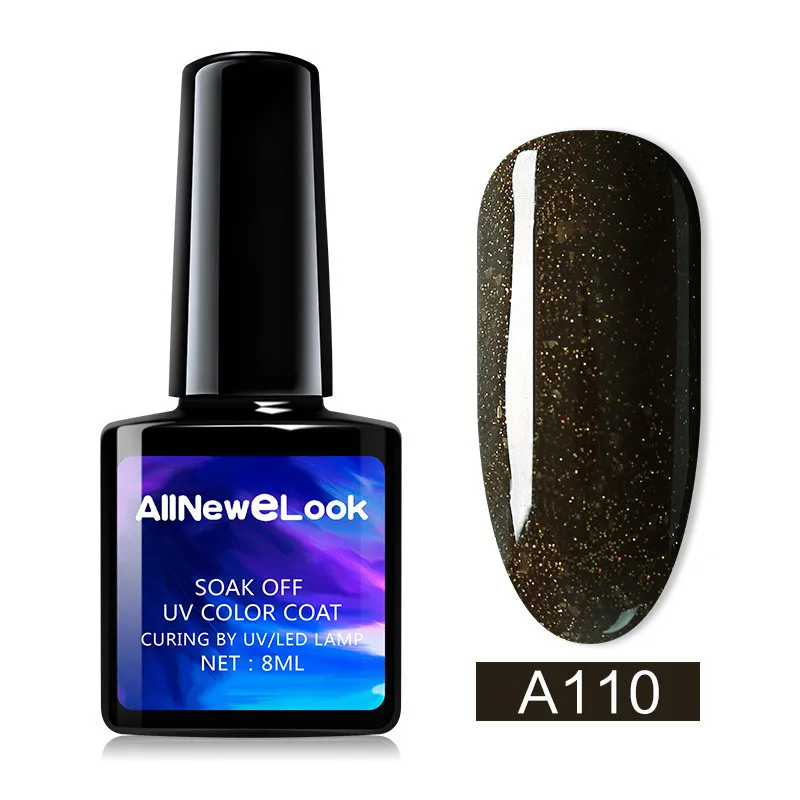 Allneweook гель УФ 8 мл полигель набор 120 цветов дешевый лак для ногтей отмачиваемый резиновый гель основа лак - Цвет: 110