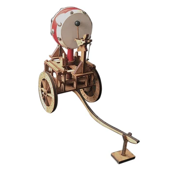 

DIY Ancient Mileage Drum Car Mileage Car Wooden 3D Puzzle Model Building Kit