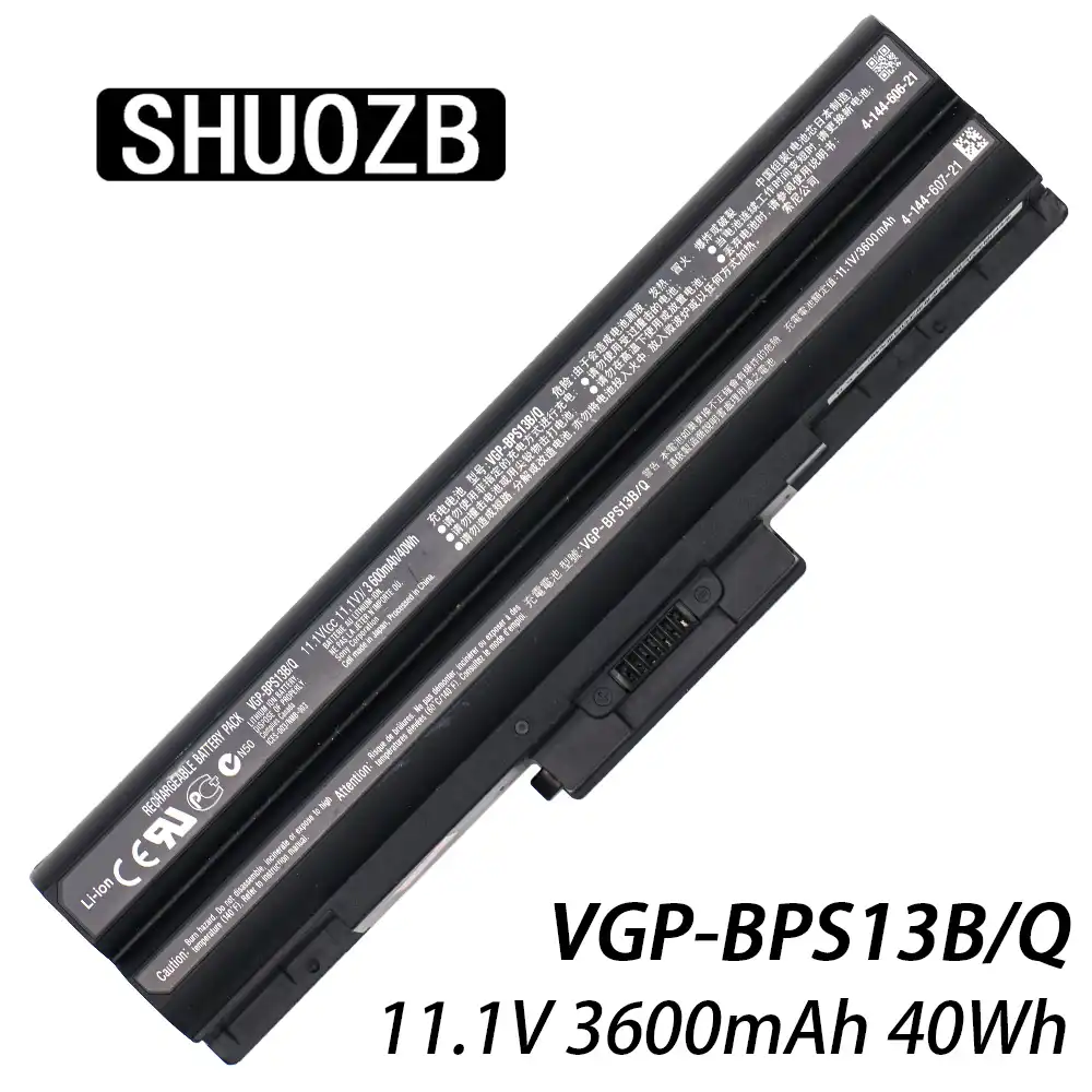 Vgp Bps13b Q Laptop Battery For Sony Vaio Vgn Aw Vgn Cs Vgn Fw Vgn Ns Vgn Nw Vgp Bps13 B Vgp Bps21a B 3600mah 40wh 11 1v Shuozb Laptop Batteries Aliexpress
