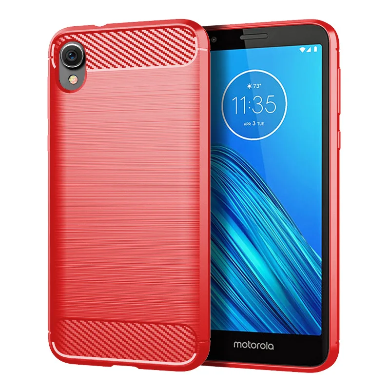 1,5 мм Тонкий армированный матовый чехол из углеродного волокна для MOTOROLA MOTO E6 E6 PLUS Z4 Z4 FORCE One Pro One Vision 100