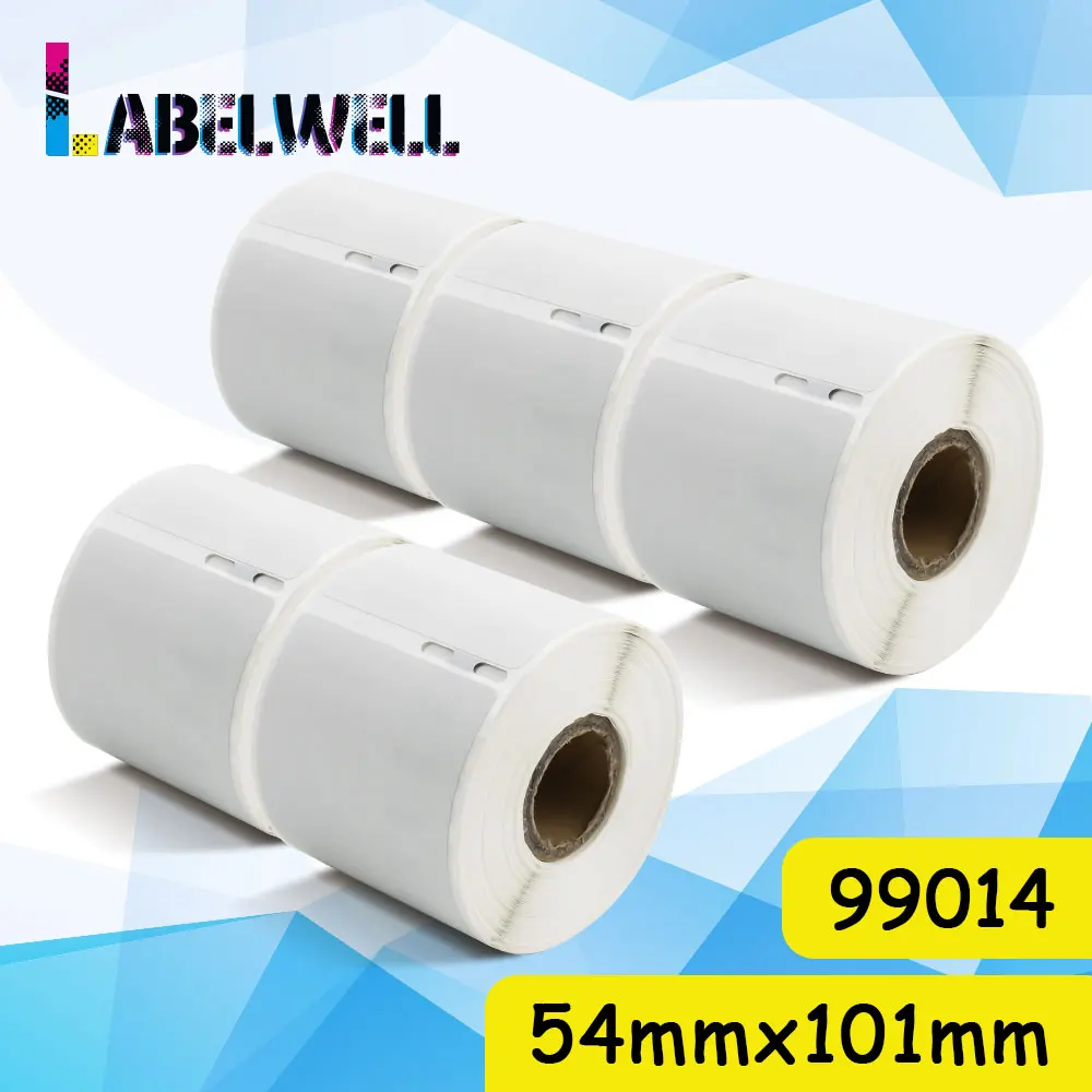 Labelwell 1100 Шт/220 шт термобумага 99014 этикетка 1 рулон/5 рулонов 54 мм * 101 Совместимость с