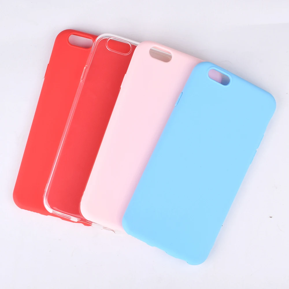 

Candy Color Back Cover Case For iphone6 6S 7 8 Plus 5 5S SE Simple Color Silicone Soft TPU Phone Case For iphone XR XS X XSMAX