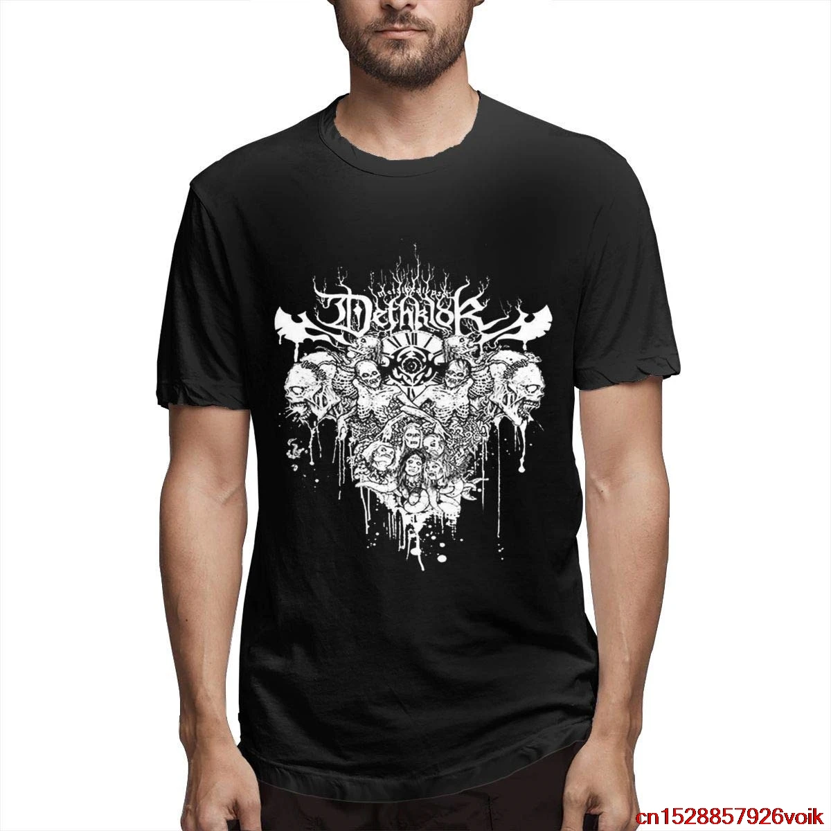 FGHFG Metalocalypse Dethklok Мужская футболка с коротким рукавом |