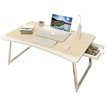 

Bed Desk Student Dormitory Foldable Notebook Computer Desk Bedroom Simple Modern Lazy People Use Small Tables