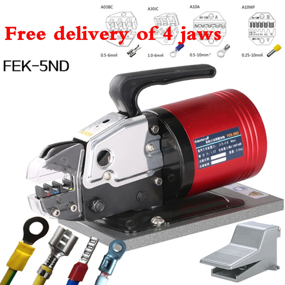 

Felco FEK-5ND Pneumatic Cold Press Clamp Electric Terminal Press Press Joint Toolkit Riveting Press