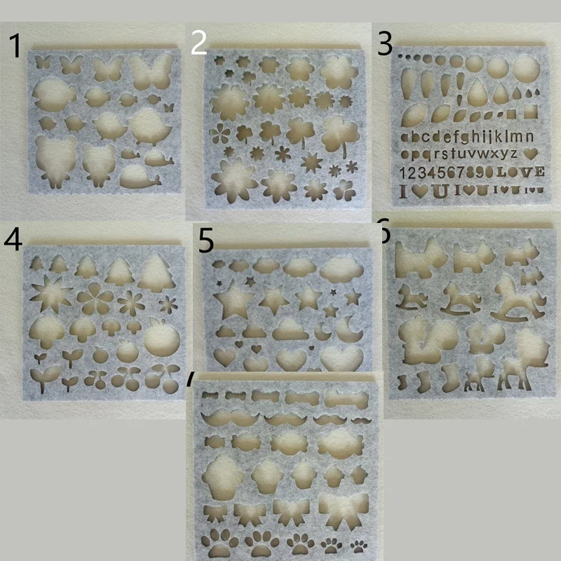 7pcs 7 шт. игла для шерсти для валяния, аппликация, форма для рукоделия, аксессуары для шитья, шерсть, войлок, форма для валяния, инструменты для изготовления, сделай сам - Цвет: 7pcs