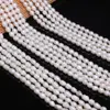 Natural Freshwater Pearl Beads High Quality Rice Shape Punch Loose Beads for DIY Elegant Necklace Bracelet Jewelry Making 5-6MM ► Photo 2/4