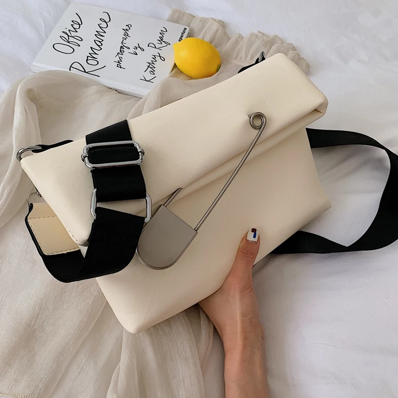 

Elegant Female Casual Hand Bag 2019 Fashion New High Quality PU Leather Women's Designer Handbag Fold Shoulder Messenger Bag