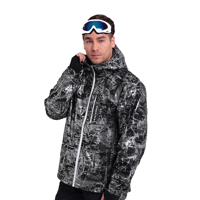ROYALWAY уличные спортивные мужские куртки для сноуборда зимние теплые ветрозащитные водонепроницаемые лыжные классические лыжные костюмы для мужчин RFSM4511G