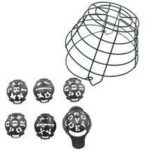 Металлический держатель ковша держатель для переноски корзина для хранения с 6 в 1 отметка для мяча для гольфа линия буквы инструмент для рисования зажим