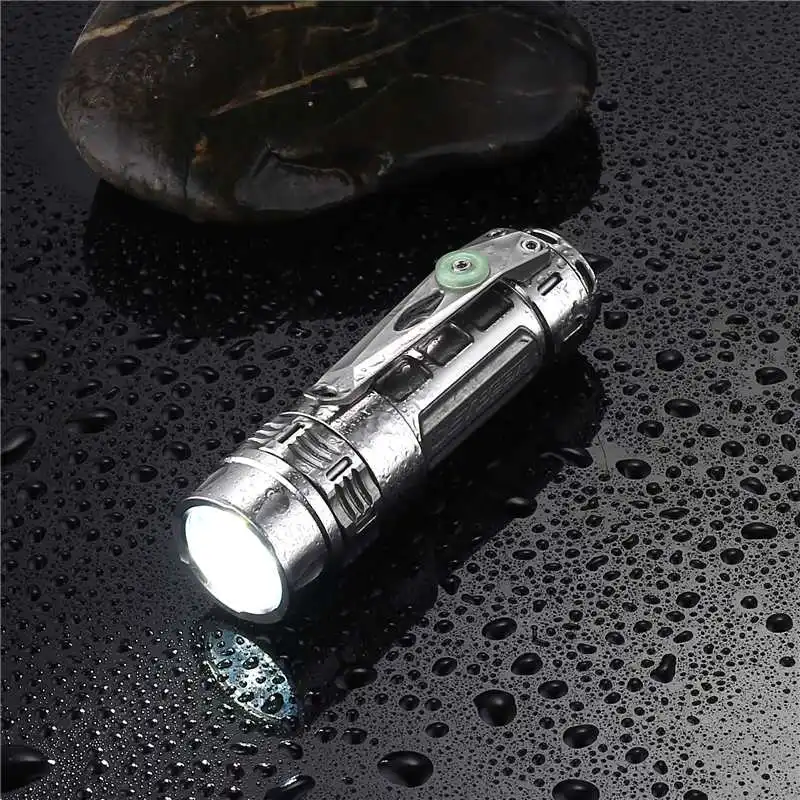 JETBEAM DM25 XPG3 Titaniums 5 режимов 1400лм IPX8 индикатор питания EDC тактический фонарь светодиодный фонарь лампа прожекторы