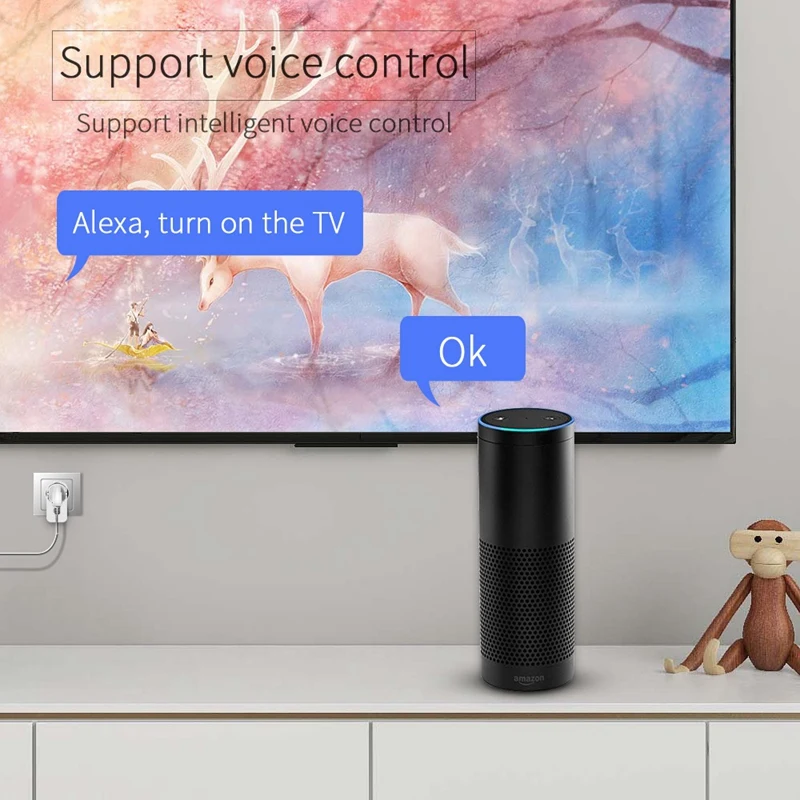 RISE-Wifi переключатель Ws2 умная розетка для Alexa Google Home приложение голосовой пульт дистанционного управления Uk Plug