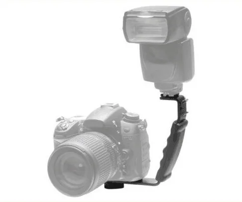 Камера l-образный держатель для вспышки DSLR Кронштейн для вспышки для камеры DV видеокамеры с горячим башмаком