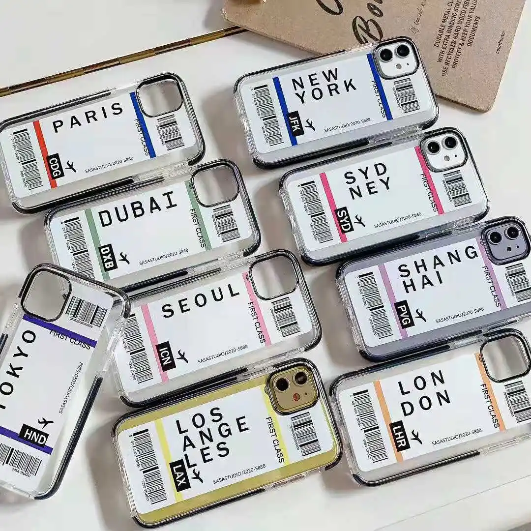 Чехол INS для телефона с этикеткой путешествий телефонный чехол iPhone 11 Pro Max 7 8 Plus XR XS