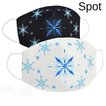 

2020 Snowflake kid Boy Face Mask Dustproof Breathable Anti-fog Haze Sun-resistant Cartoon Face Mask Dropshipping Wholesale