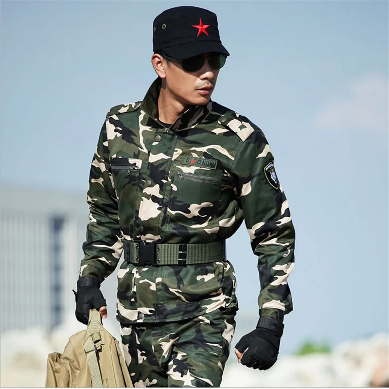 Мужская военная форма тактические камуфляжные костюмы комплекты армейского